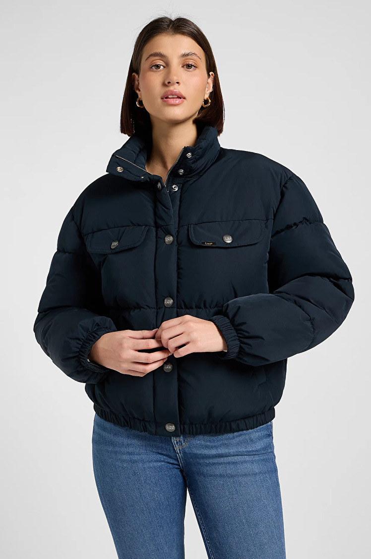Куртка з утеплювачем LEE RIDER PUFFER JACKET Relaxed Fit (112370872) Чорний