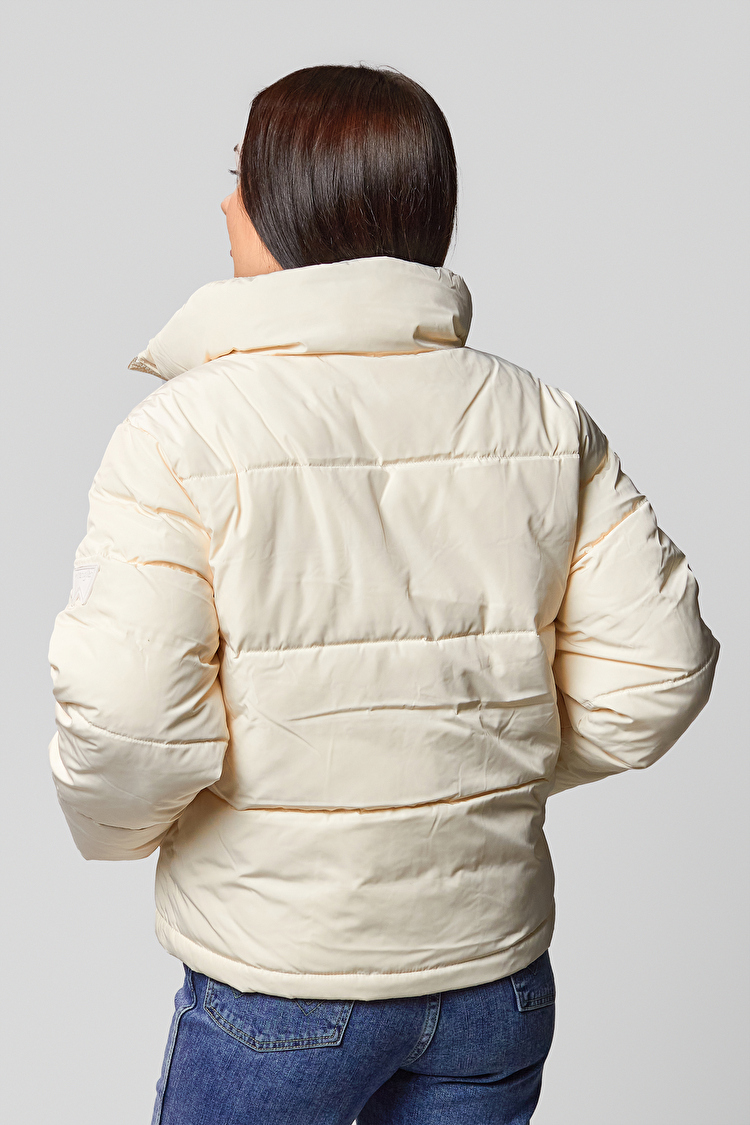Куртка стьобана Wrangler Short Puffer Regular Fit (W4Q3YJX3C) Білий