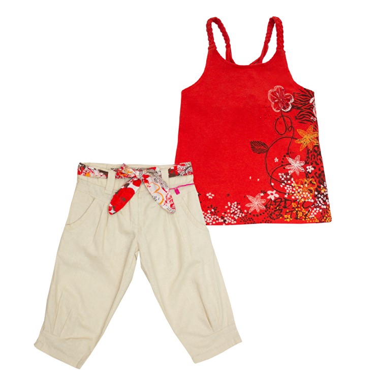 Комплект: Майка та шорти Losan Mc baby girls (016803204/59) Червоний