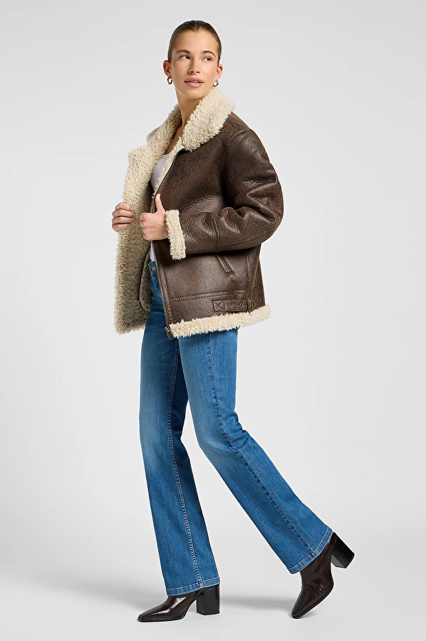 Куртка LEE AVIATOR JACKET Loose Fit (112371079) Коричневий