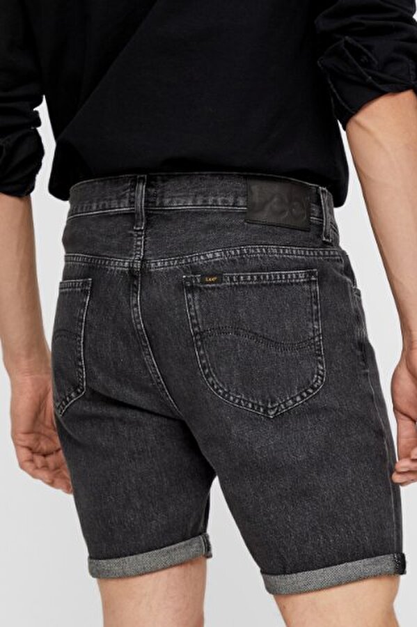 Шорти джинсові LEE Rider Shorts Slim Fit (L73FGFSL) Чорний