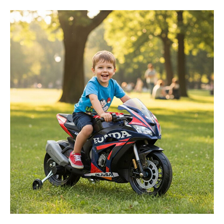 Мотоцикл MOTO HONDA 12V C/LUCES/SONIDO INJUSA (64971/211)
