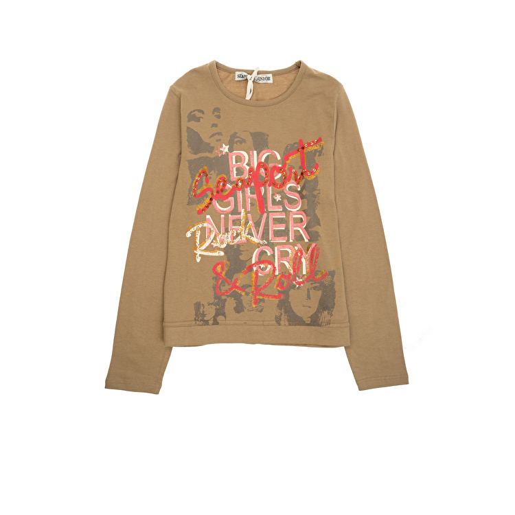 Футболка с длинным рукавом SEAPORT 1993 (9123) Светло-коричневый