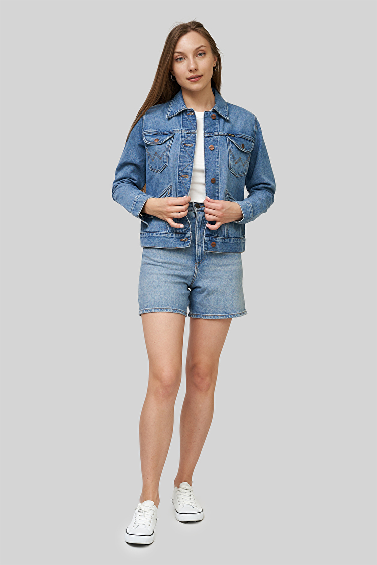 Шорти джинсові LEE Stella Short Relaxed Fit (L37EMWKP) Блакитний