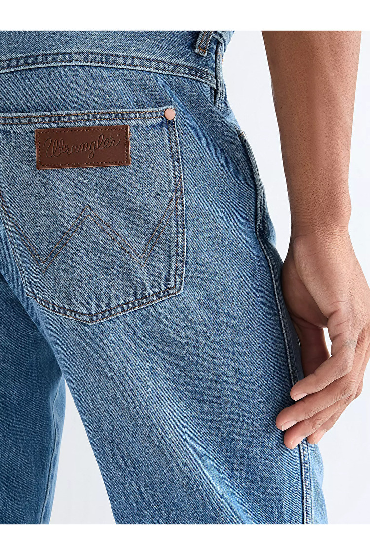 Джинси Wrangler FRONTIER Relaxed Fit (112377868) Блакитний