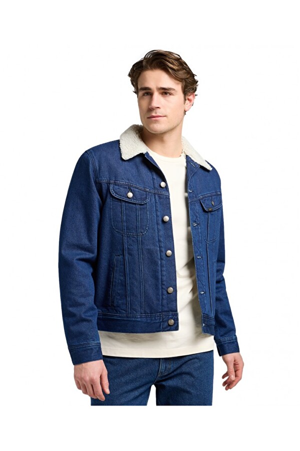 Шерпа LEE Sherpa Jacket Regular Fit (112370428) Синий