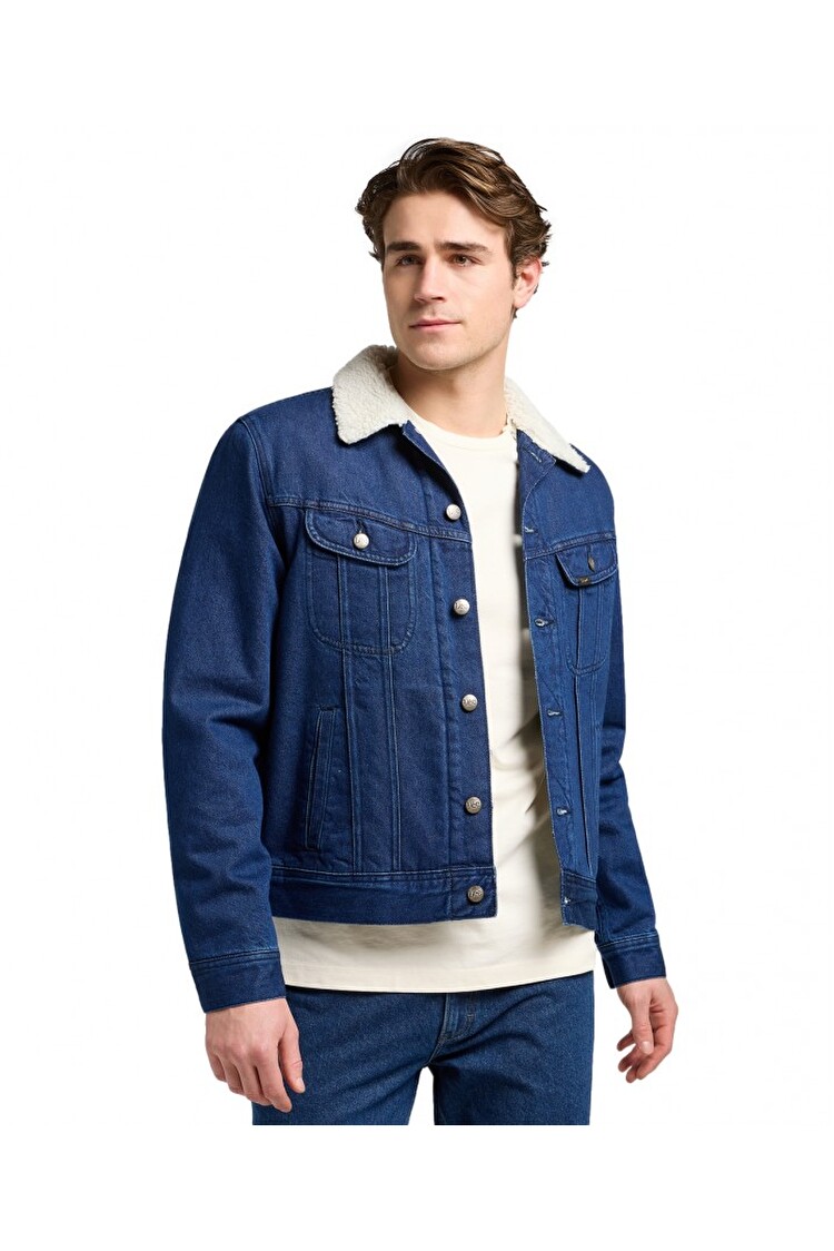 Шерпа LEE Sherpa Jacket Regular Fit (112370428) Синий