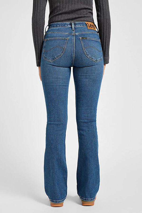 Джинси LEE BREESE BOOT Skinny Fit (112355273) Синій