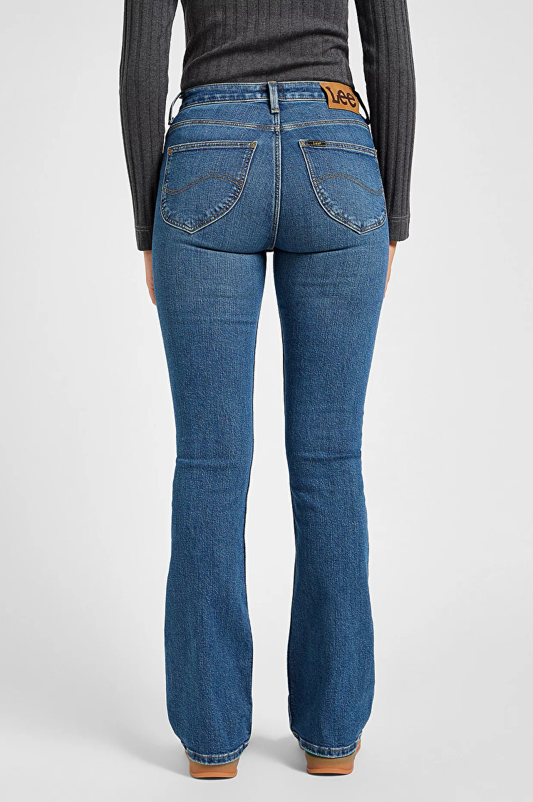 Джинсы LEE BREESE BOOT Skinny Fit (112355273) Синий