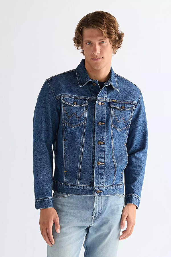 Куртка Wrangler COWBOY CUT JACKET Regular Fit (112378960) Блакитний