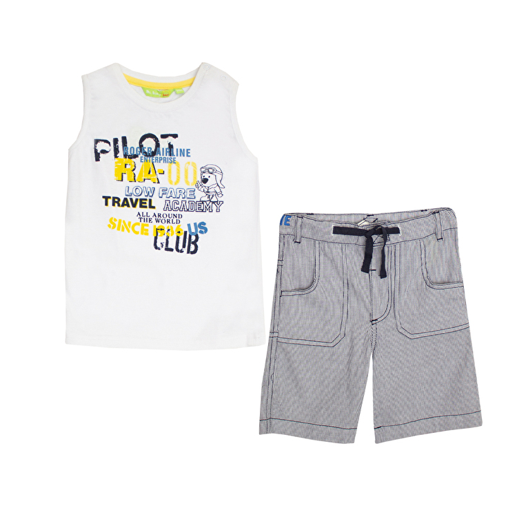 Комплект: Майка та шорти Losan Mc baby boys (017805303/001) Білий