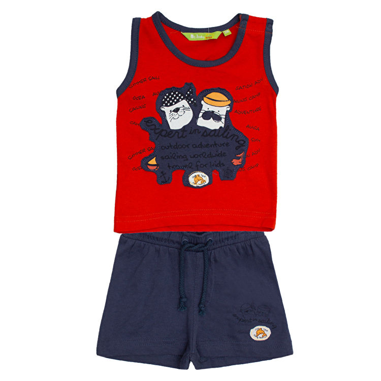 Комплект: Майка та шорти Losan Mc baby boys (017800703/303) Червоний, синій