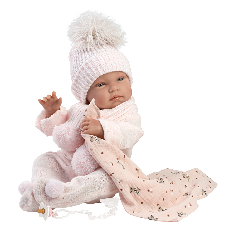 Пупс Tina Toquilla Bambi Rosa 43 см LLORENS (84338)