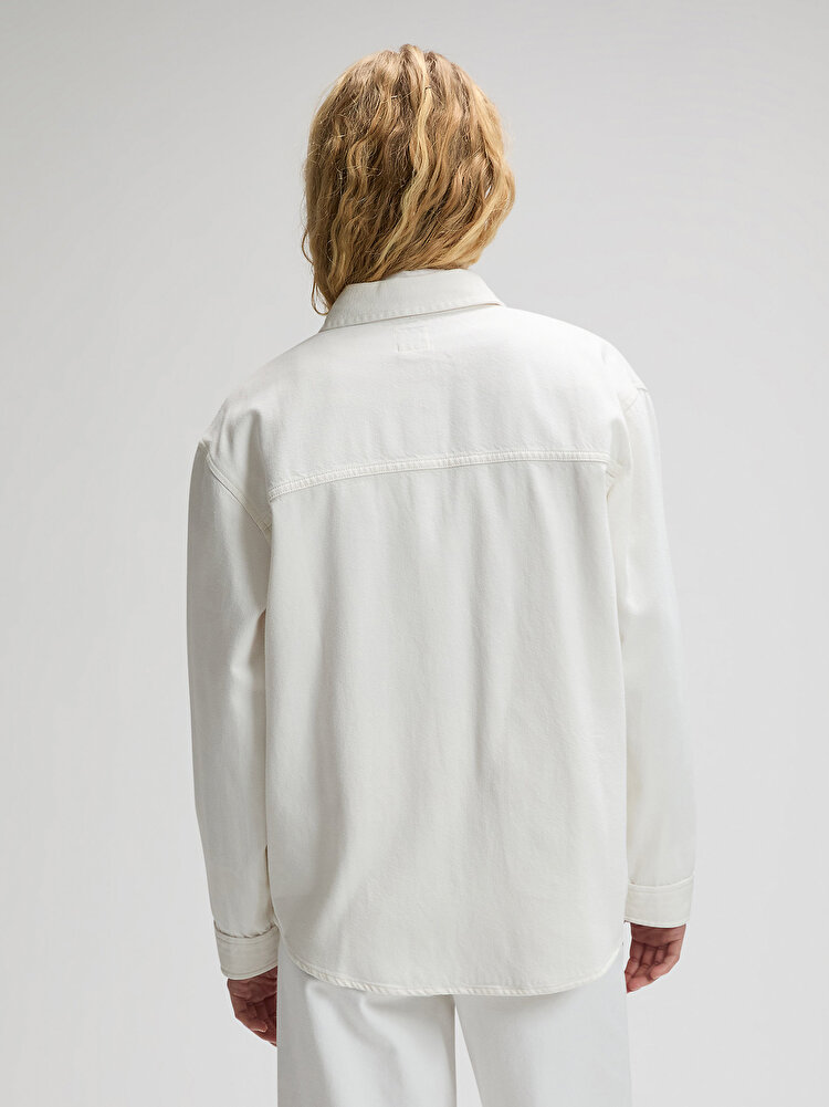 Верхняя рубашка LEE UTILITY OVERSHIRT Relaxed Fit (112377053) Белый