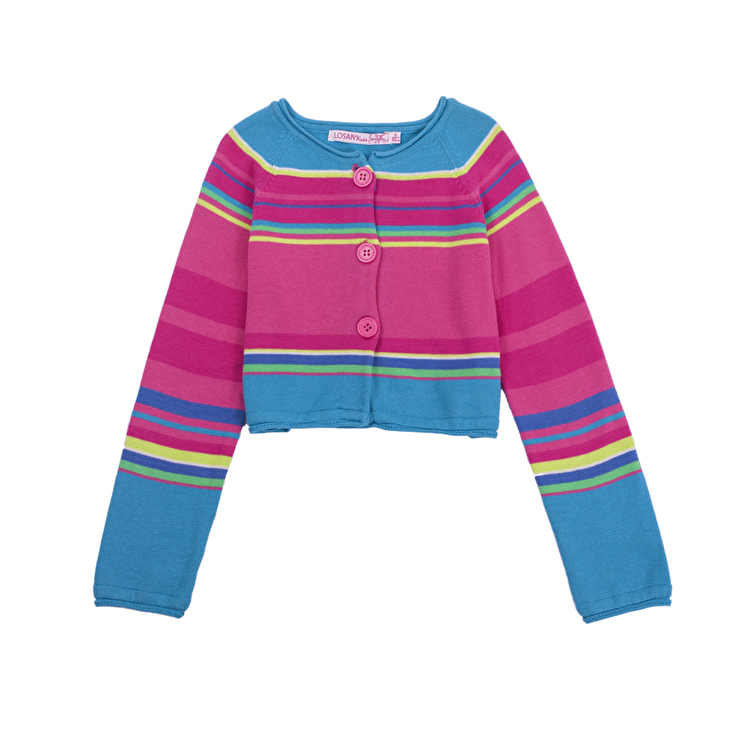 Кофта Losan Kids girls (316-5004AD/134) Темно-рожевий