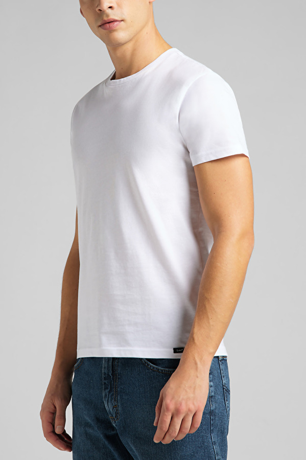 Футболка твин-пак LEE Twin pack Crew Fitted Fit (L680CM12) Белый