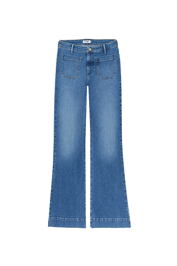 Джинсы Wrangler FLARE Flare (112332419) Синий