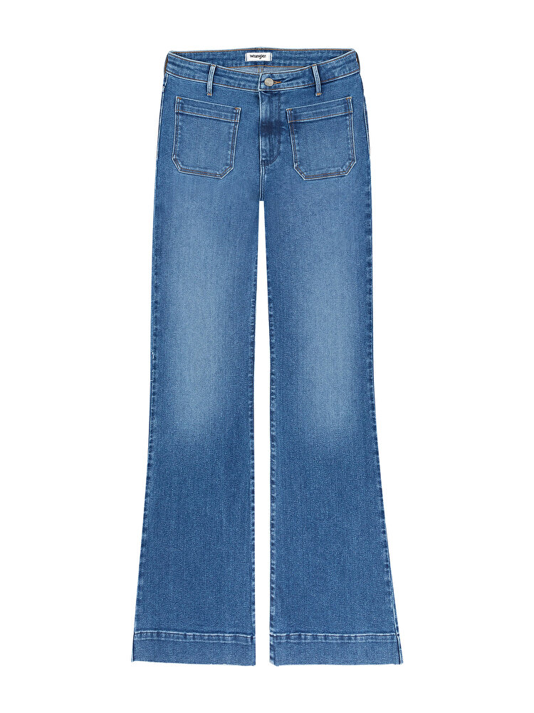 Джинси Wrangler FLARE Flare (112332419) Синій