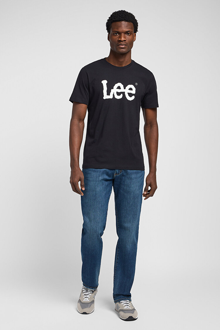 Футболка LEE WOBBLY LOGO TEE Regular Fit (112116120) Чорний