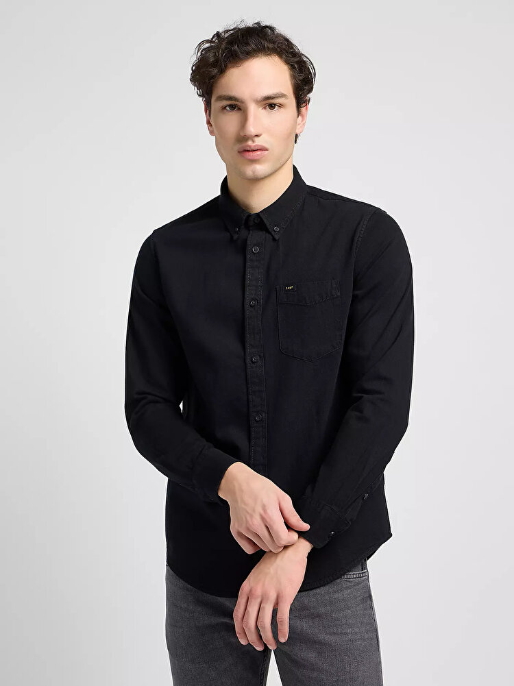 Сорочка джинсова LEE Button Down Shirt Regular Fit (112330674-L880PA01) Чорний