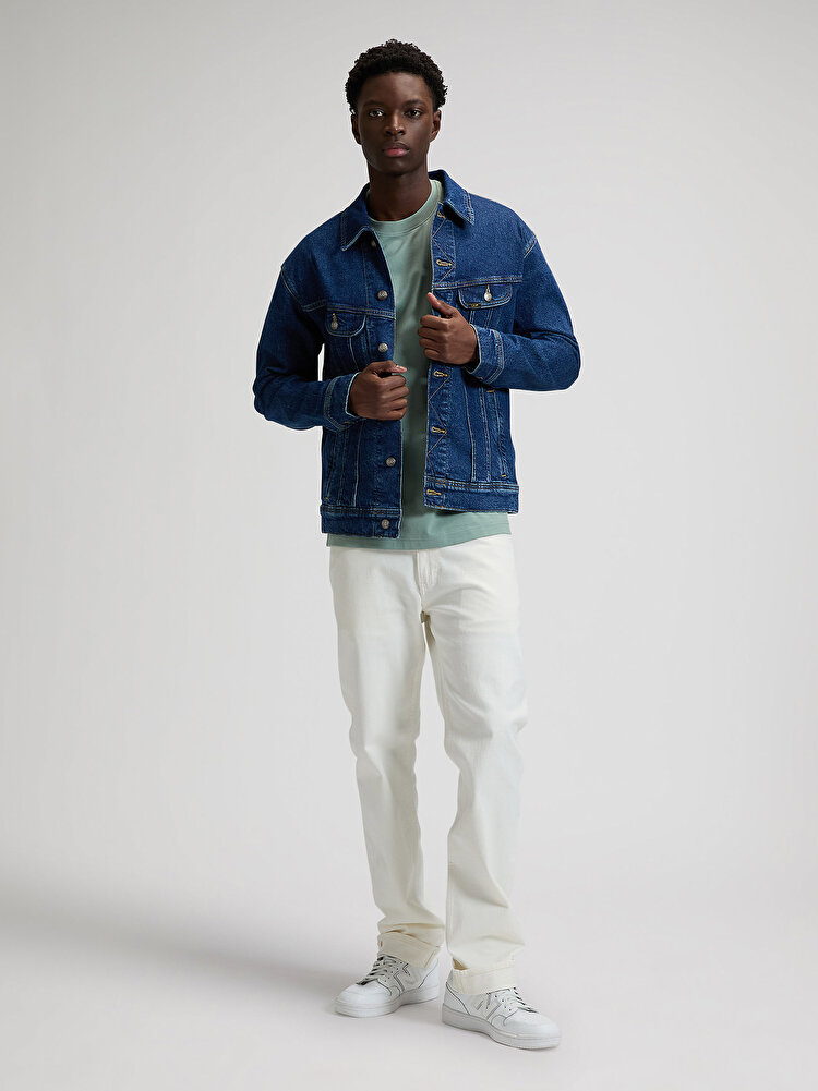 Куртка LEE RELAXED RIDER JACKET Relaxed Fit (112376444) Синий