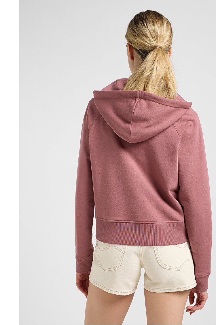Худі LEE Zip Through Hoodie (112363840) Коричневий