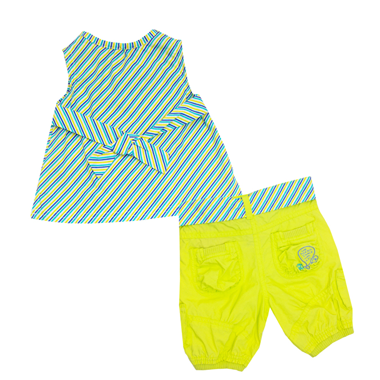 Комплект: Туніка та шорти Losan Mc baby girls (018801904/20) Яскраво-зелений