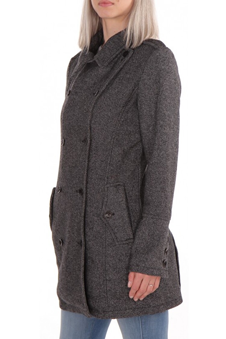 Пальто Wrangler Yvonne peacoat Regular Fit (W4059XE3W) Темно-сірий