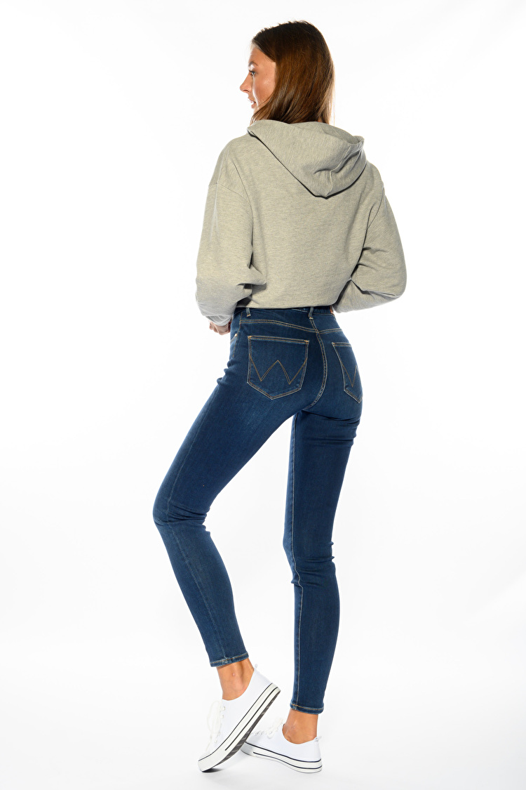 Джинси Wrangler High Rise Skinny Skinny Fit (W27HRL21L) Синій