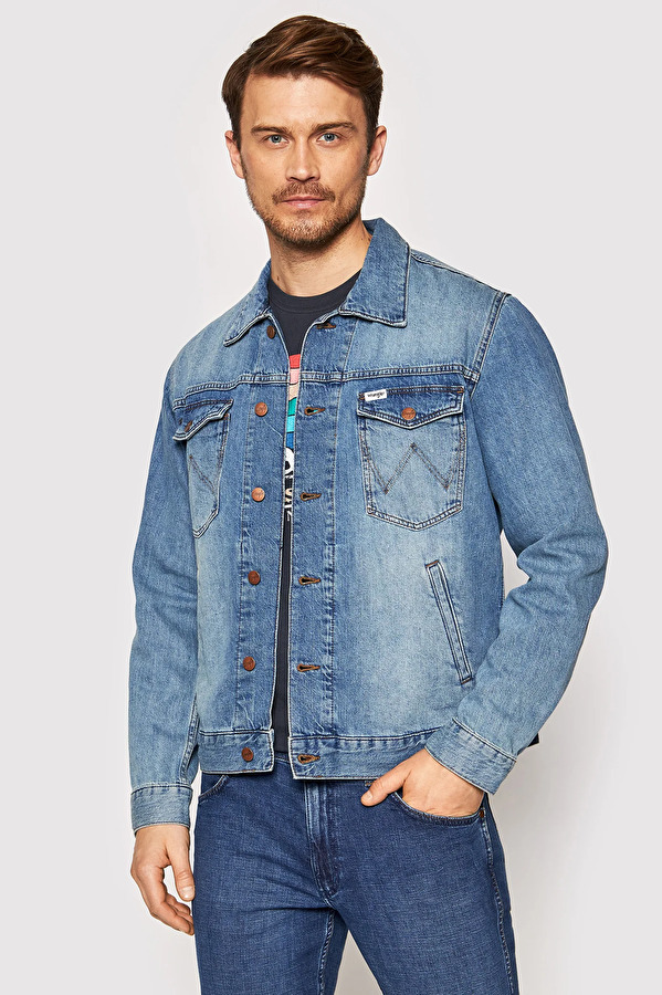 Куртка джинсовая Wrangler Regular Jacket Regular Fit (W443ZB286) Синий