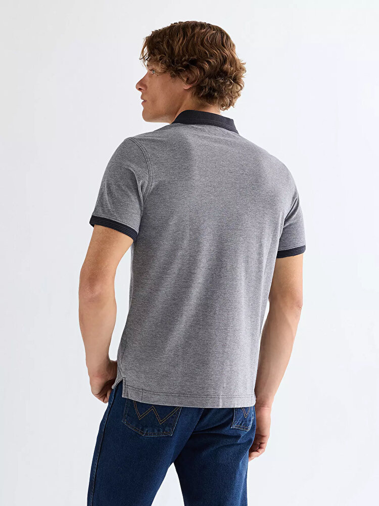 Поло Wrangler REFINED POLO SHIRT Regular Fit (112377997) Синий