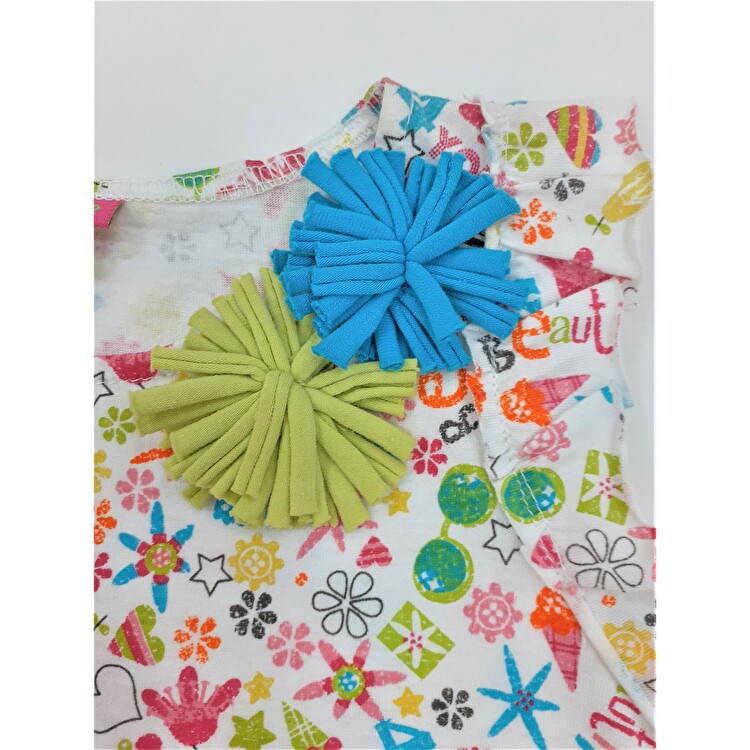 Комплект: Майка та брюки Losan Mc baby girls (016800804/150) Різнокольоровий