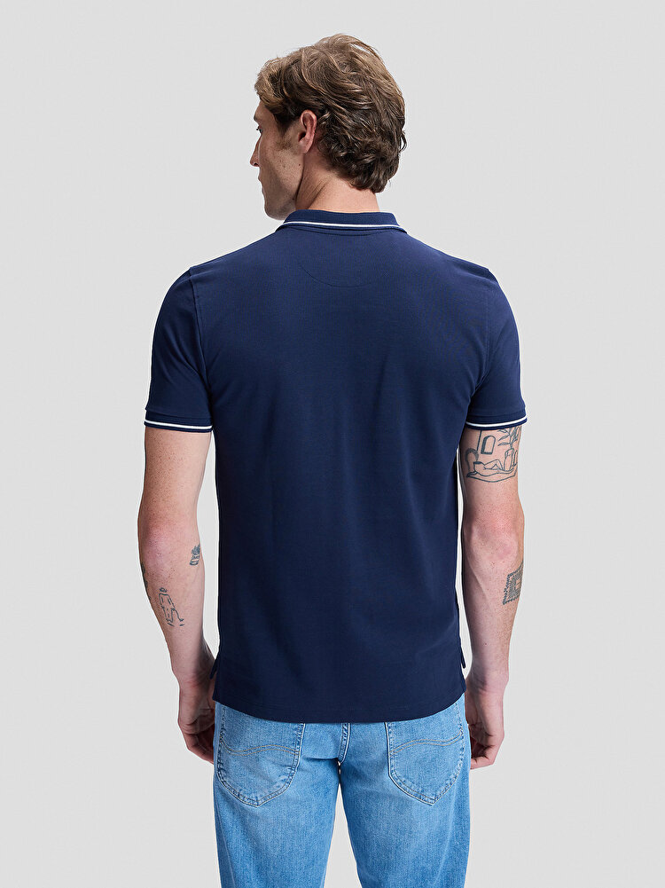 Поло LEE Pique Polo Regular Fit (112113693-L61ARL35) Темно-синий