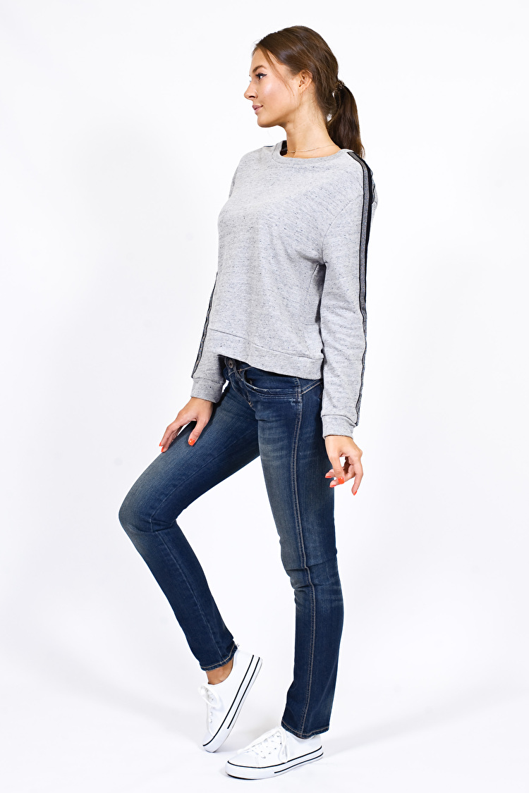 Свитшот LEE Taped Sweatshirt Relaxed Fit (L53OOT37) Серый