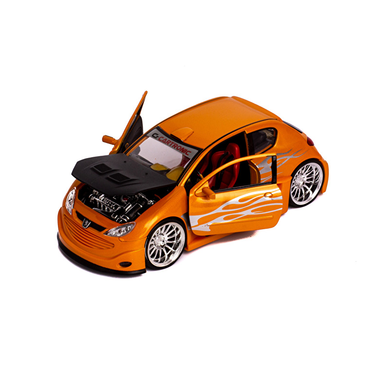 Модель автомобіля: Peugeot 1:24 Welly (22486W/ORANGE)