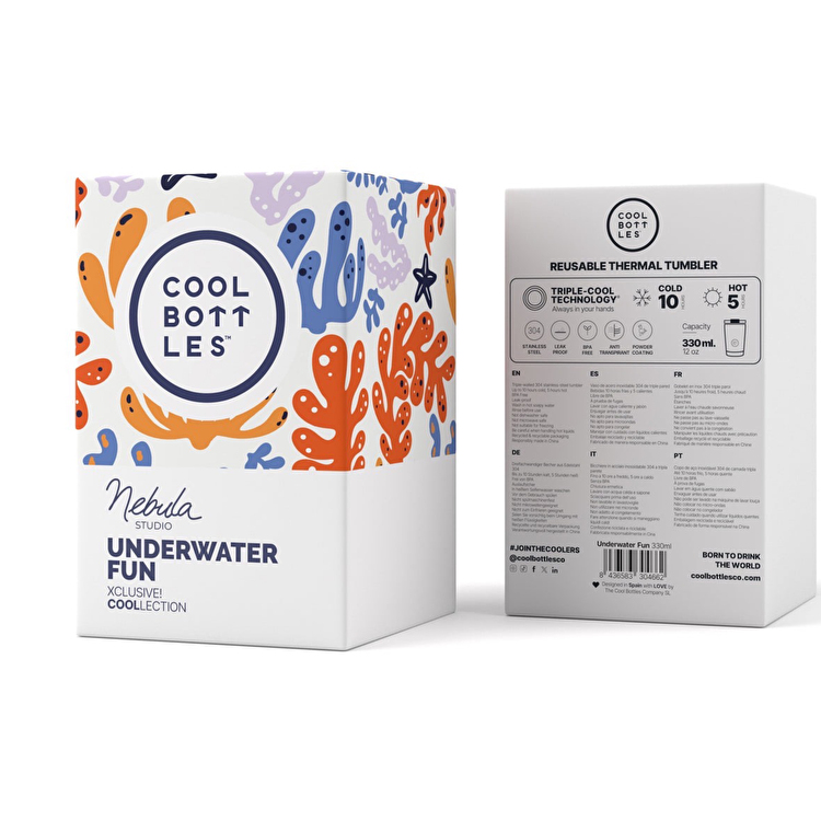 Термокухоль COOL BOTTLES Underwater fun 330 мл. (0426V)