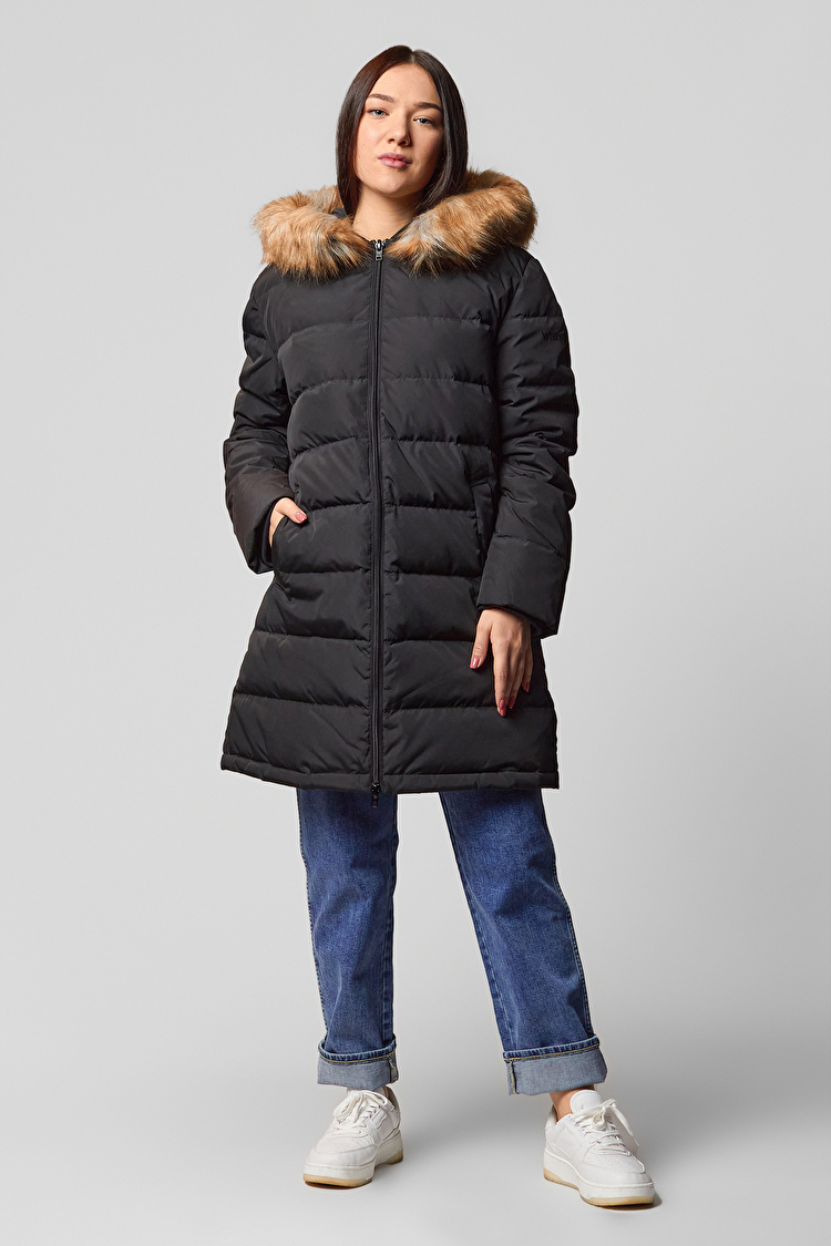 Куртка довга Wrangler Long Puffer Regular Fit (W4126VJ01) Чорний