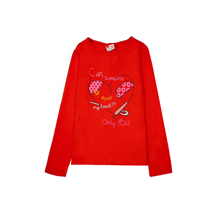 Футболка с длинным рукавом Losan Kids girls (416-1200AD/509) Коралловый