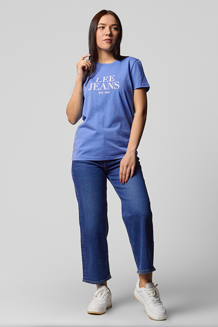 Футболка LEE Graphic Tee Regular Fit (L41UFESV) Блакитний