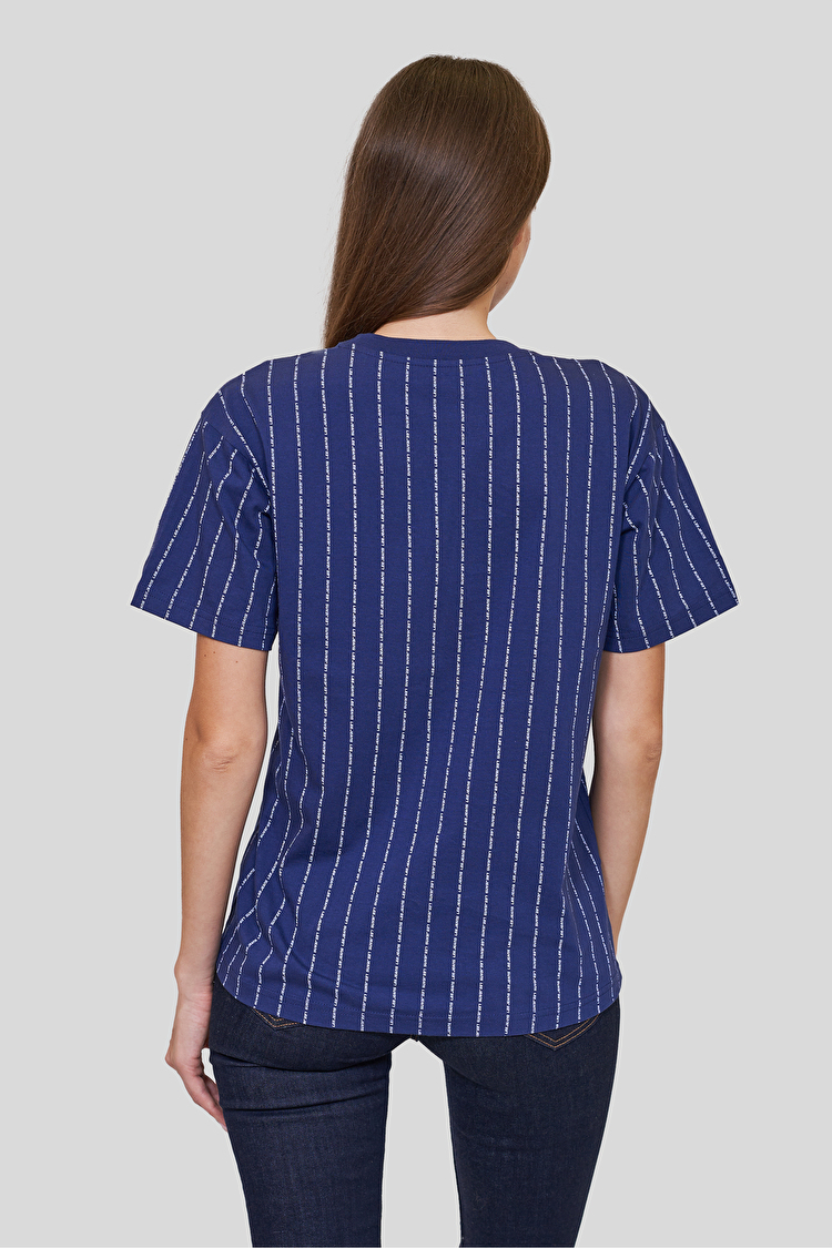 Футболка LEE AOP Logo Tee Loose Fit (L44RWNLH) Голубой