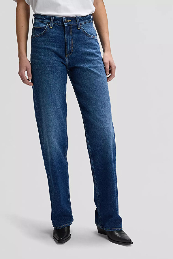 Джинси LEE RIDER LOOSE Loose Fit (112378933) Блакитний