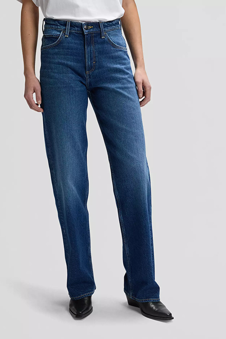 Джинси LEE RIDER LOOSE Loose Fit (112378933) Блакитний