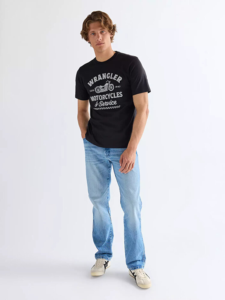 Футболка Wrangler Americana Tee Regular Fit (112377950) Чорний