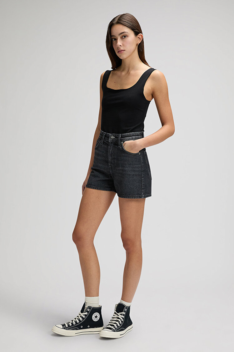 Майка LEE SQUARE NECK TANK Relaxed Fit (112376997) Черный