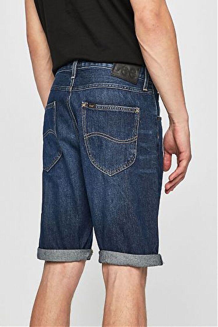 Шорты джинсовые LEE 5 Pocket Short Regular Fit (L73ELJIS) Темно-синий