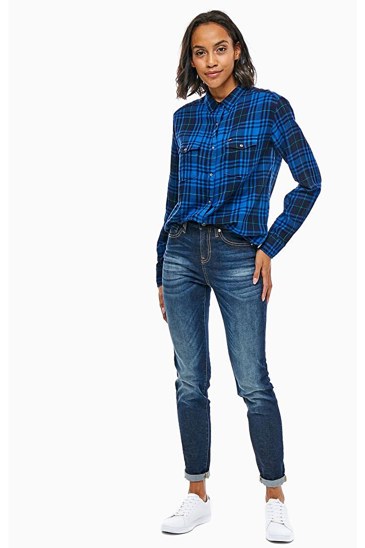 Сорочка LEE Western Shirt Loose Fit (L46CPGSJ) Темно-синій