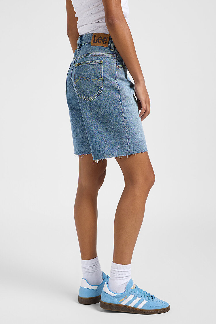 Шорти джинсові LEE Rider loose down the river (112363532) Синій