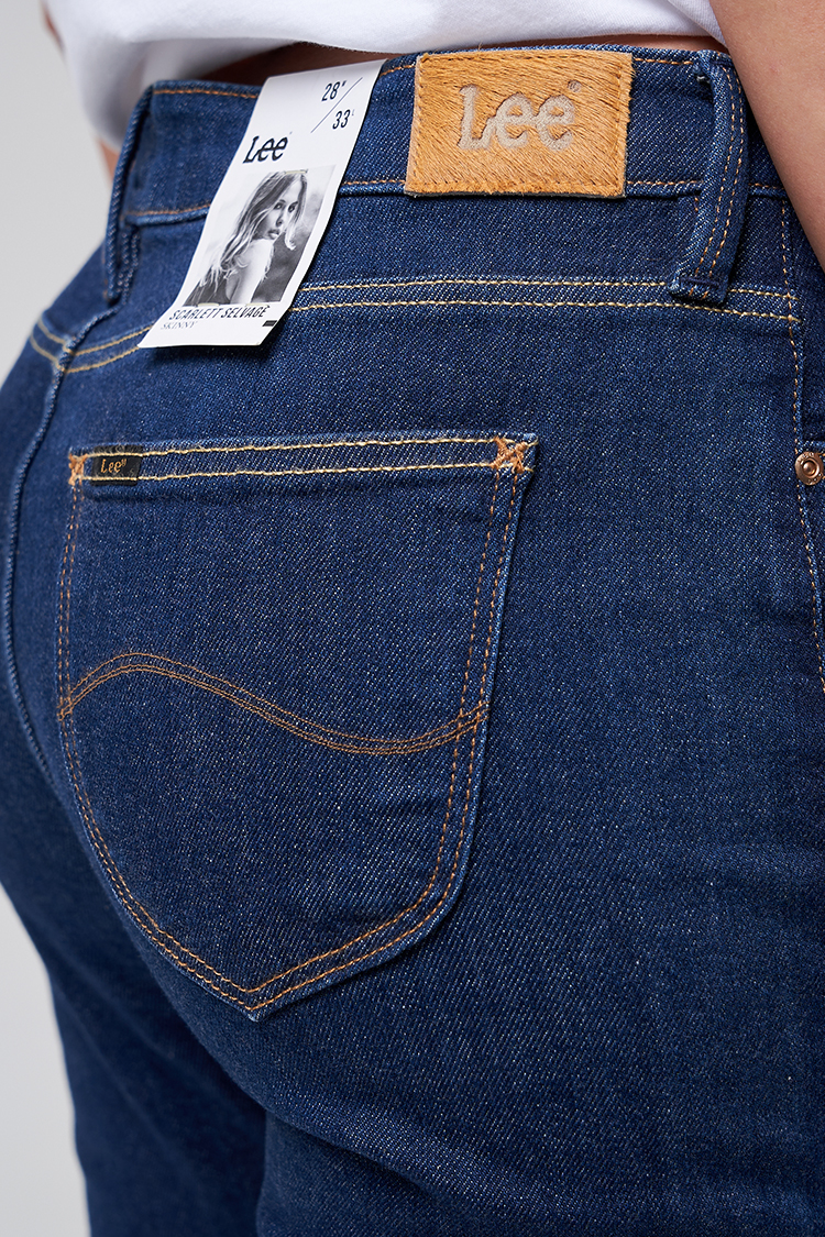 Джинси LEE Scarlett Selvage Skinny Fit (L31RBD36) Темно-синій