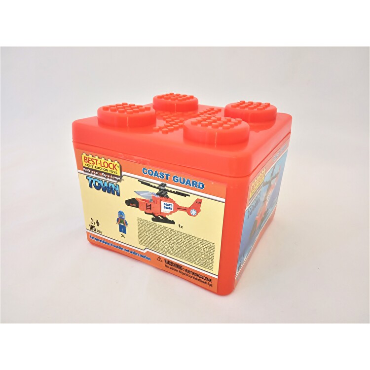 Конструктор Спасатели вертолет 105 деталей BEST-LOCK (01302)