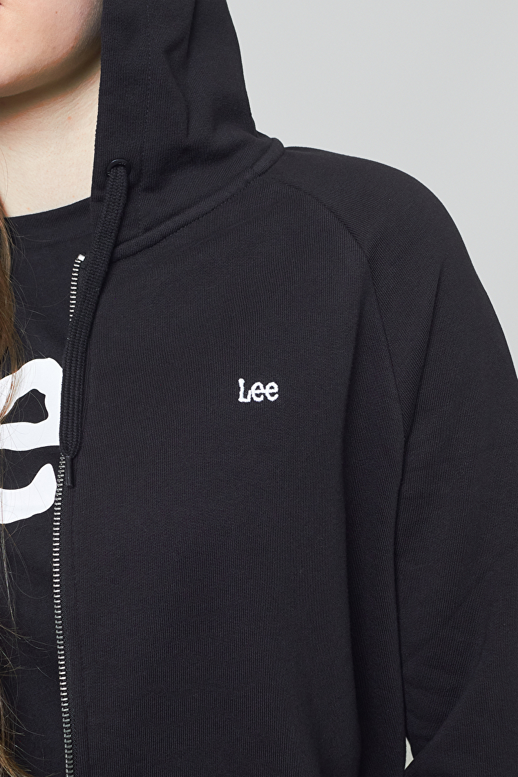 Толстовка LEE Zip Through Hoodie Regular Fit (L53QRY01) Черный